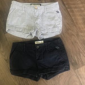 Girls Abercrombie shorts 2 pair